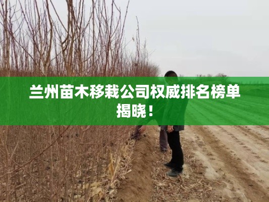 蘭州苗木移栽公司權(quán)威排名榜單揭曉！